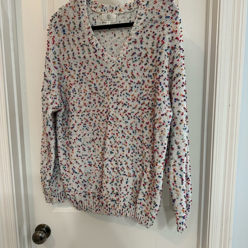 Multicolor Knit Women's Sweater